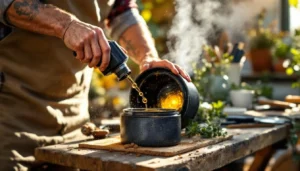 Application équivalent huile chaîne tronçonneuse sur outil de jardinage