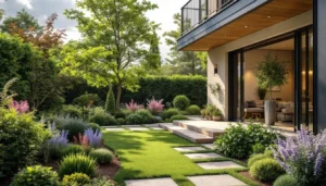 Jardin protégé des chenilles processionnaires au sol, esthétique naturelle