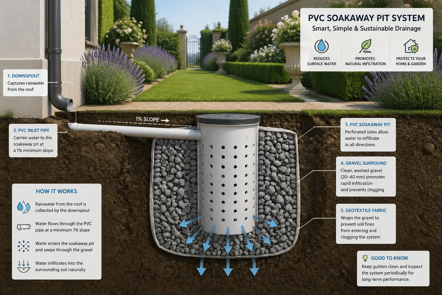 Puisard en PVC : guide complet, prix et installation