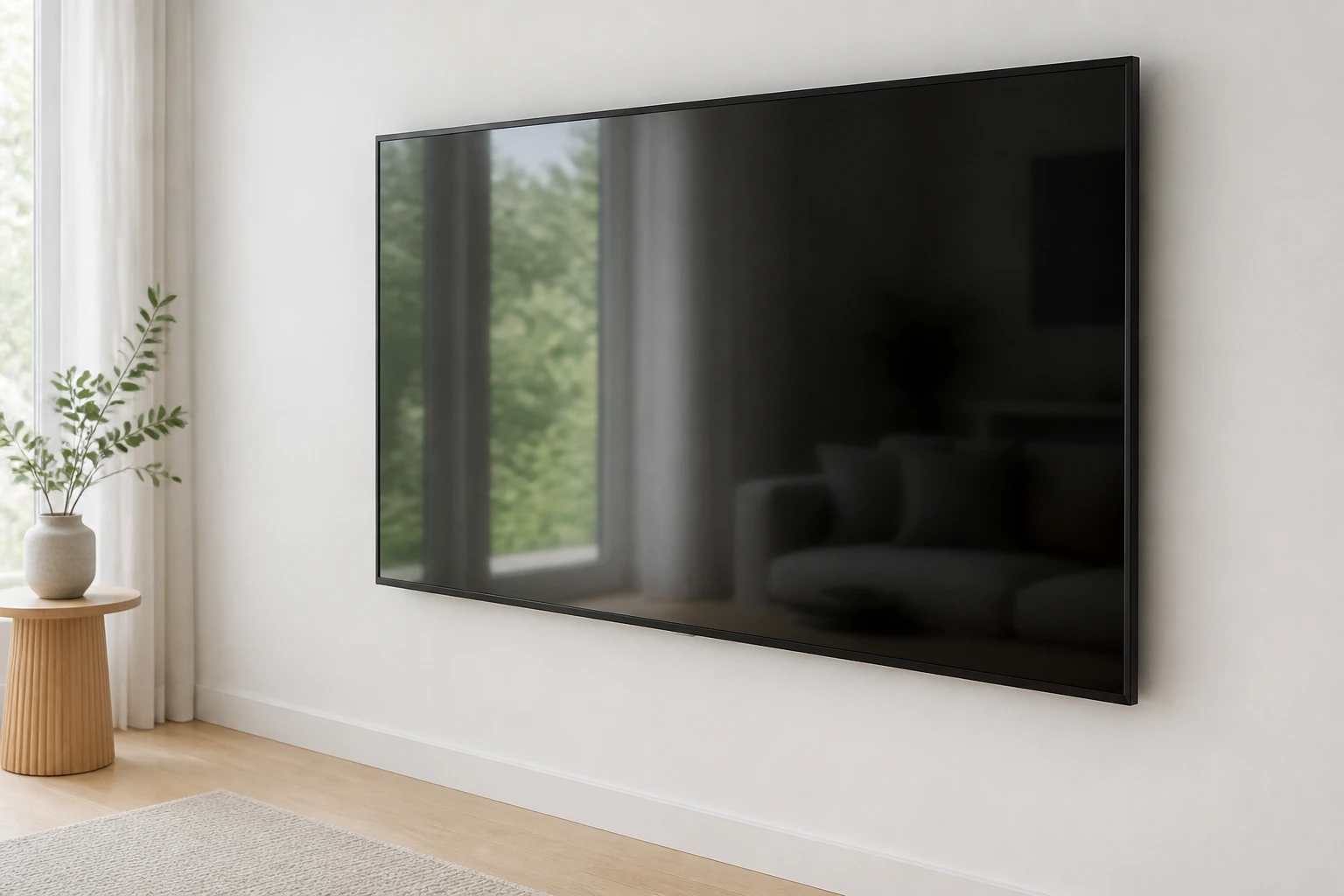 Fixer sa TV au mur sans voir les fils : le guide complet