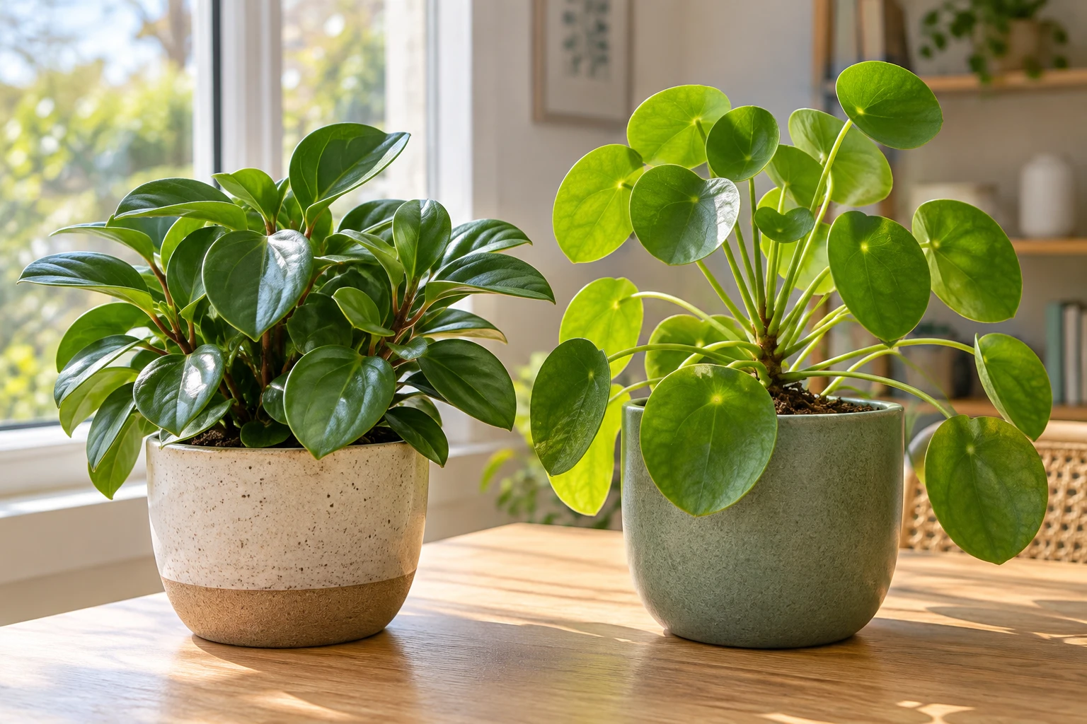 Peperomia vs Pilea : les différences pour bien les entretenir