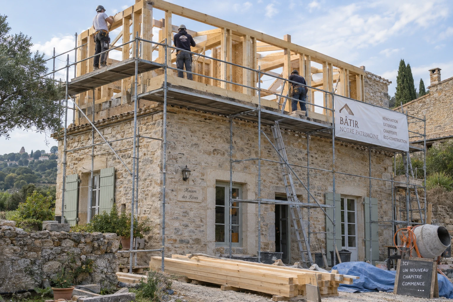 Surélévation d’une maison ancienne : diagnostic, techniques et budget