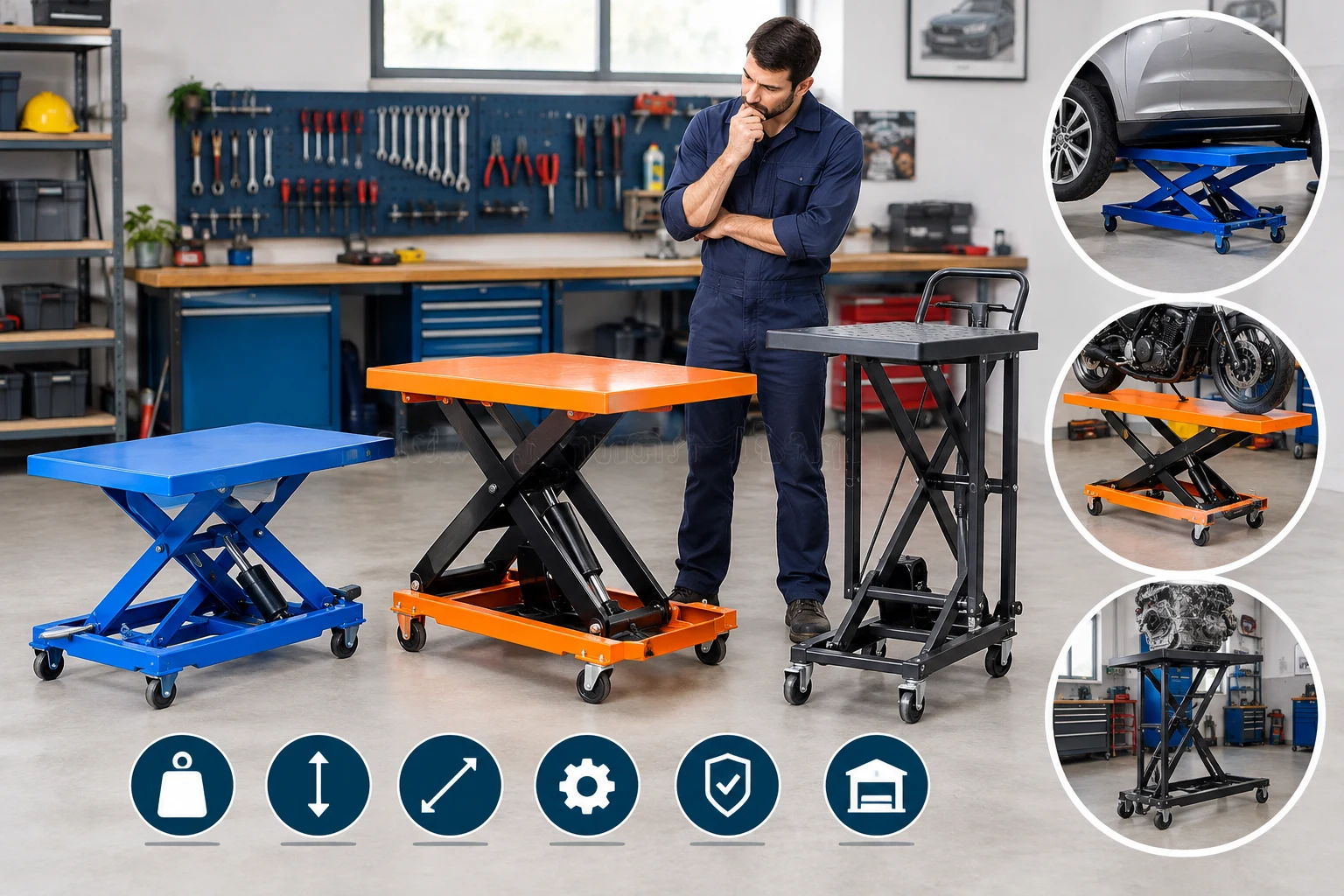 Comment choisir la bonne table élévatrice pour un atelier ?