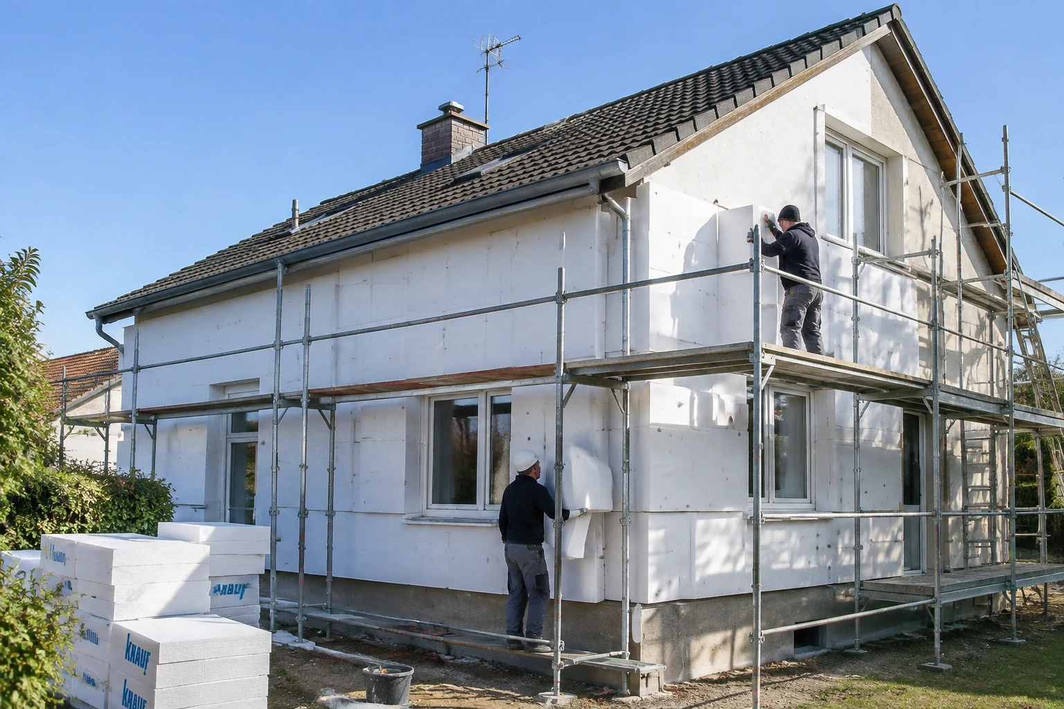 Prix isolation extérieure maison de 100 m² : de 12 000 à 27 000 € TTC