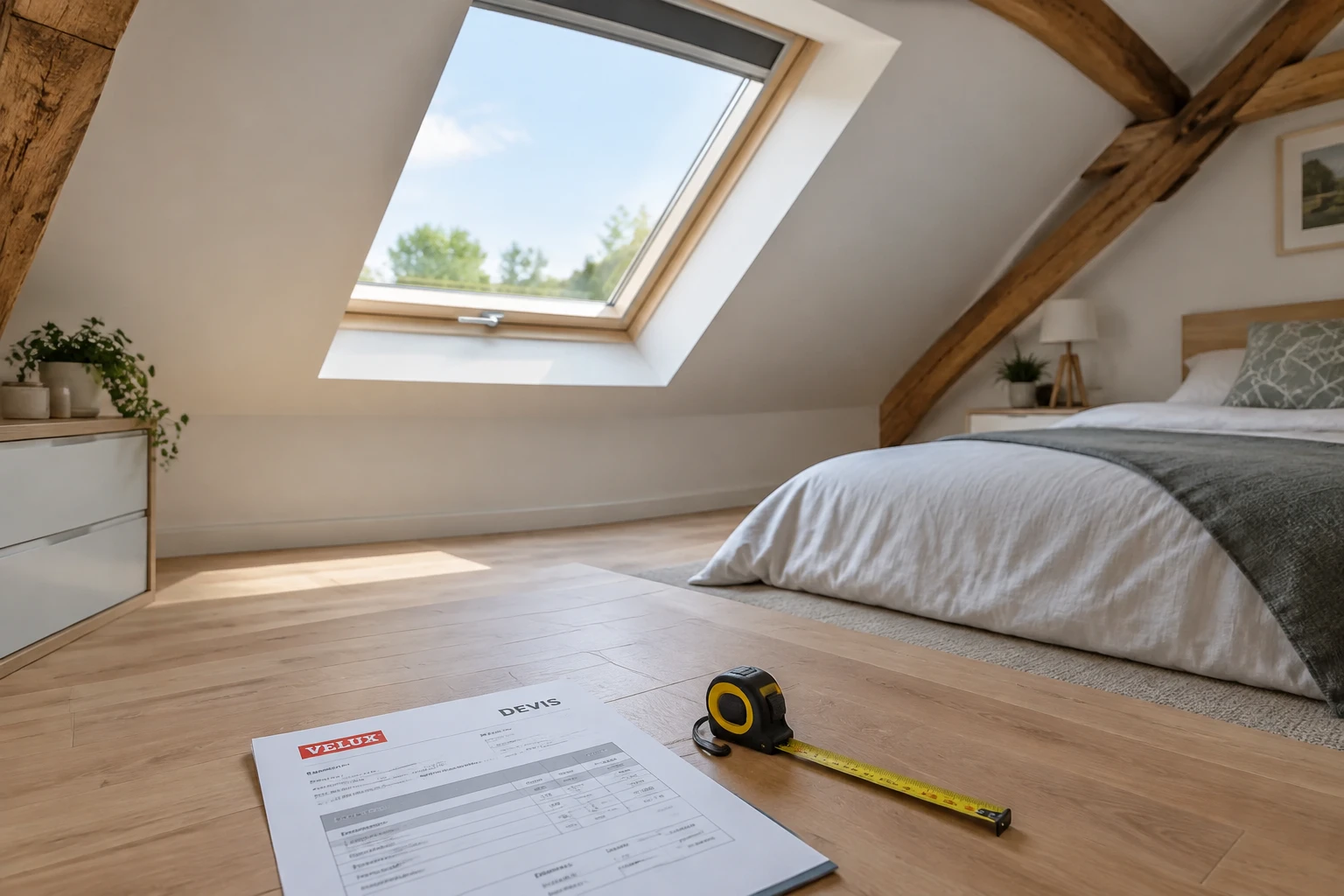 Prix Velux : de 500 à 1 000 € posé pour un remplacement